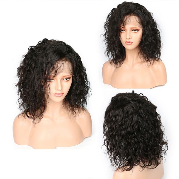 wet and wavy pre plucked transparent 4x4 lace closure wigs with baby hair water wave peruvian virgin human hair bob wig for black women, Black;brown
wet and wavy pre plucked transparent 4x4 lace closure wigs with baby hair water wave peruvian virgin human hair bob wig for black women, Black;brown