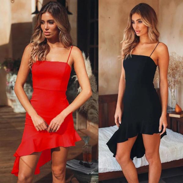 casual dresses sling word neck sleeveless tube ruffled beveled solid color dress party clothing nightclub style commuting ladies, Black;gray
casual dresses sling word neck sleeveless tube ruffled beveled solid color dress party clothing nightclub style commuting ladies, Black;gray