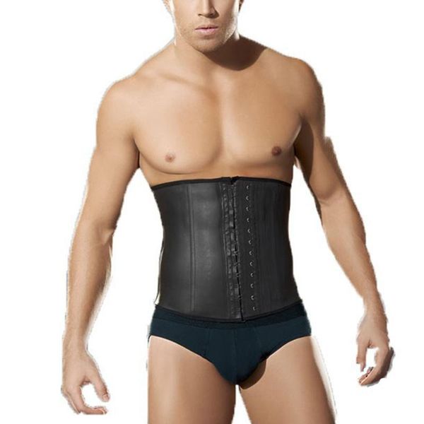 men's body shapers xs-3xl latex men corset waist control steel boned shaper cincher belt girdle amincissante ventre homme, Black;brown
men's body shapers xs-3xl latex men corset waist control steel boned shaper cincher belt girdle amincissante ventre homme, Black;brown