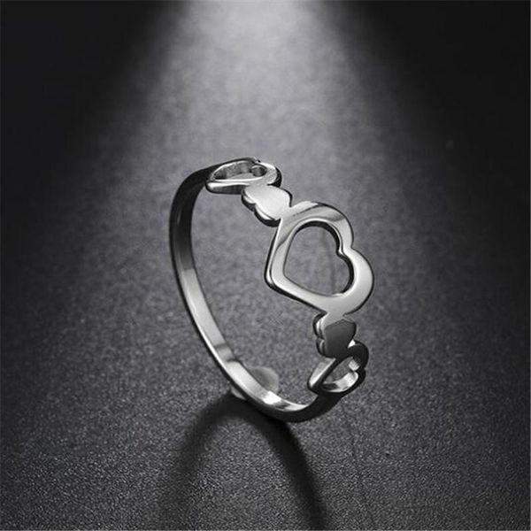 cluster rings fashion wedding hollow out heart ring 3 colour metal stainless steel engagement for women party gifts jewelry, Golden;silver
cluster rings fashion wedding hollow out heart ring 3 colour metal stainless steel engagement for women party gifts jewelry, Golden;silver