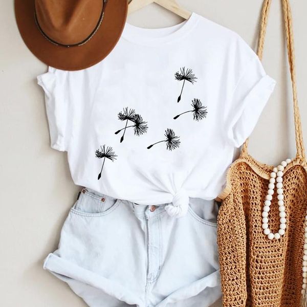 women's t-shirt women cartoon dandelion plant love cute style fashion summer lady print tee graphic t female tshirts clothes, White
women's t-shirt women cartoon dandelion plant love cute style fashion summer lady print tee graphic t female tshirts clothes, White