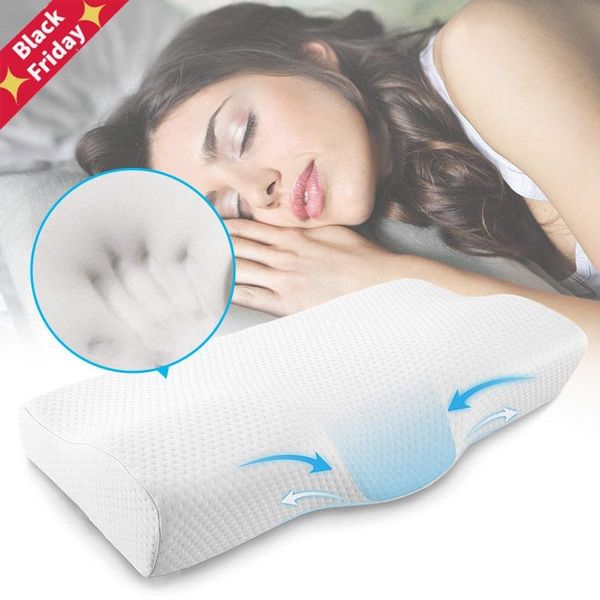 pillow memory foam orthopedic neck protection slow rebound butterfly shaped health cervical bedding drop
pillow memory foam orthopedic neck protection slow rebound butterfly shaped health cervical bedding drop