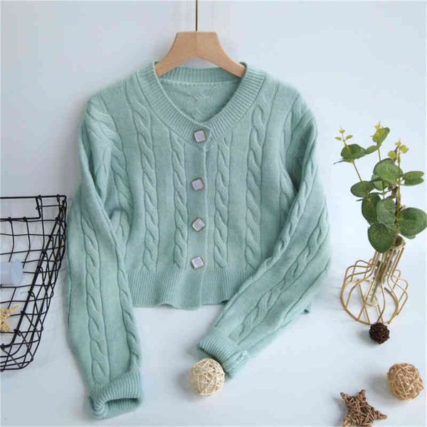 women's knits & tees loose short solid color retro-torsion tarja long sleeve around the neck button female casual cardigan all-match kd, White
women's knits & tees loose short solid color retro-torsion tarja long sleeve around the neck button female casual cardigan all-match kd, White