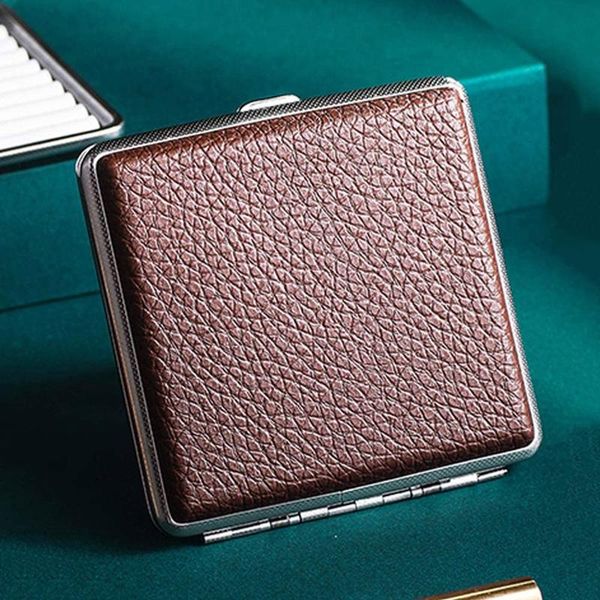 storage bags leather cigarette case men fashion metal iron incense box portable anti-pressure holder anti-pinch smoke container
storage bags leather cigarette case men fashion metal iron incense box portable anti-pressure holder anti-pinch smoke container