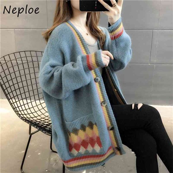 women cardigan spring autumn print casual knitted single breasted long sleeve jacket sweater plus size female coat 210422, White;black
women cardigan spring autumn print casual knitted single breasted long sleeve jacket sweater plus size female coat 210422, White;black