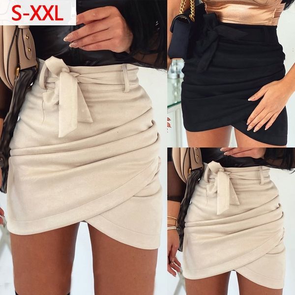 suits female high waist belt suede leather autumn winter irregular bodycon mini streetwear women skirt bottom vintage, Black
suits female high waist belt suede leather autumn winter irregular bodycon mini streetwear women skirt bottom vintage, Black