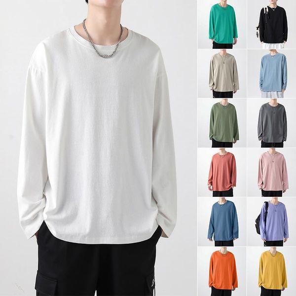 men's t-shirts hfyf 2021 long sleeve t shirt men solid color 100% cotton o-neck plus size t-shirt sj4865779, White;black
men's t-shirts hfyf 2021 long sleeve t shirt men solid color 100% cotton o-neck plus size t-shirt sj4865779, White;black