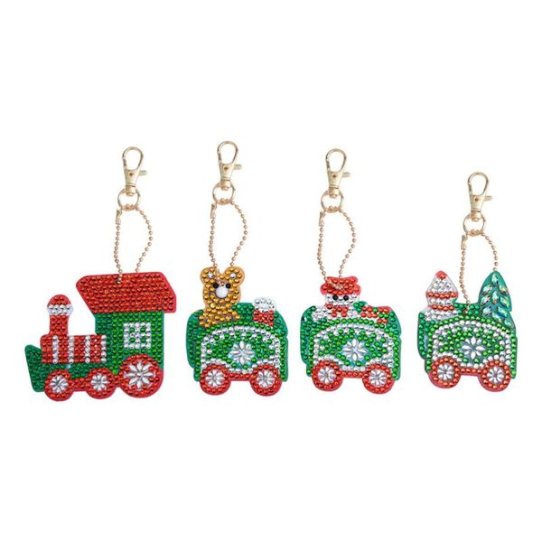 other arts and crafts 4pcs diy full rhinestone painting accessories christmas small train keychain decoration resin keyring bright drill key
other arts and crafts 4pcs diy full rhinestone painting accessories christmas small train keychain decoration resin keyring bright drill key
