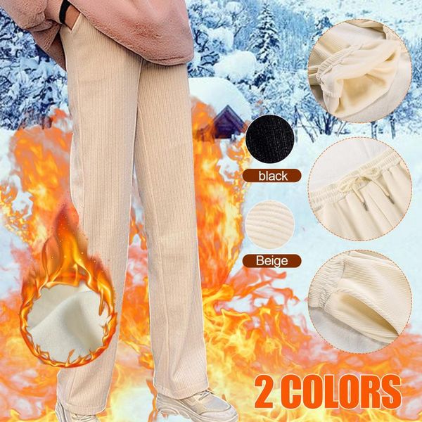 yoga outfit women's corduroy leggings winter plush pants high waist thin loose sweapants with pocket female warm trousers sweatpants
yoga outfit women's corduroy leggings winter plush pants high waist thin loose sweapants with pocket female warm trousers sweatpants