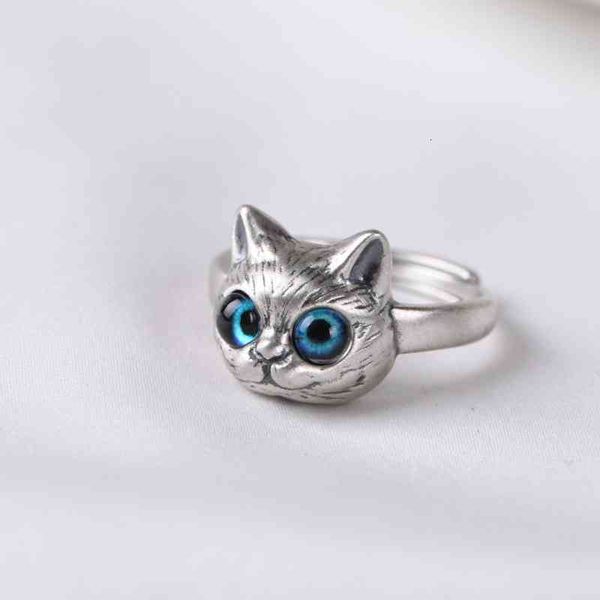 band rings golden deer king s925 silver used kitten fashion design women's open hand jewelry
band rings golden deer king s925 silver used kitten fashion design women's open hand jewelry