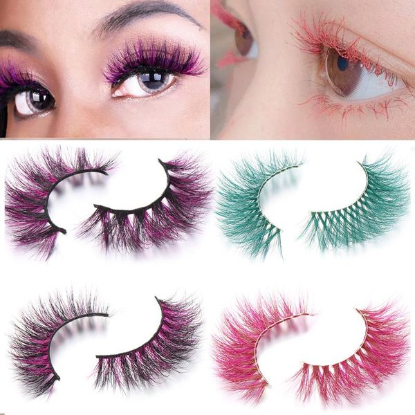 false eyelashes fashion 3d colored natural real mink fluffy style eyelash extension makeup cosplay eye tools
false eyelashes fashion 3d colored natural real mink fluffy style eyelash extension makeup cosplay eye tools