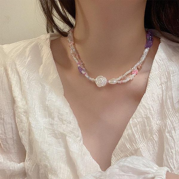 chokers lovoacc creative irregular genuine pearl flower beaded necklace for women purple color butterfly charm jewelry, Golden;silver
chokers lovoacc creative irregular genuine pearl flower beaded necklace for women purple color butterfly charm jewelry, Golden;silver