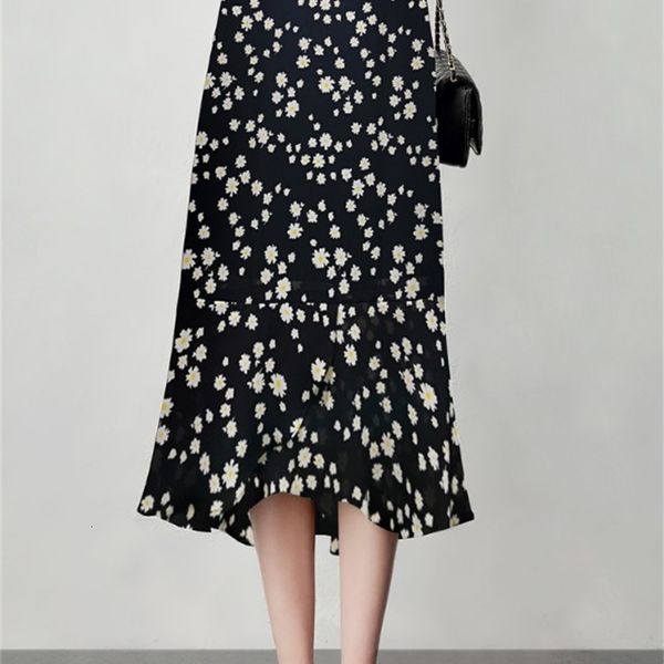 work dresses fashion-polka dot skirt womens summer chiffon dress new style high waist bag hip mid-length small floral fishtail zyh, White;black
work dresses fashion-polka dot skirt womens summer chiffon dress new style high waist bag hip mid-length small floral fishtail zyh, White;black