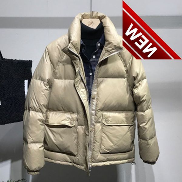 men light warm down jackets fashion stand up collar zipper 90% white duck down coats man casual winter clothes, Black
men light warm down jackets fashion stand up collar zipper 90% white duck down coats man casual winter clothes, Black