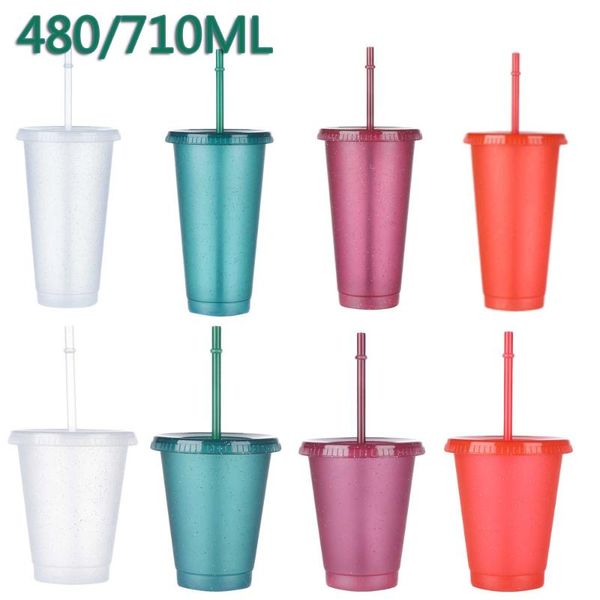 mugs 480/710ml sequined glitter cup juice straw mug powder shiny reusable simple cute plastic bottom outdoor
mugs 480/710ml sequined glitter cup juice straw mug powder shiny reusable simple cute plastic bottom outdoor
