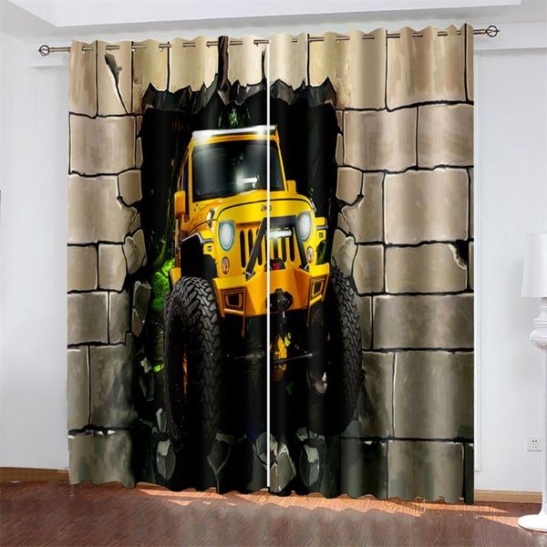 curtain & drapes car printing woven curtains bedroom blackout with two independent on the left and right
curtain & drapes car printing woven curtains bedroom blackout with two independent on the left and right