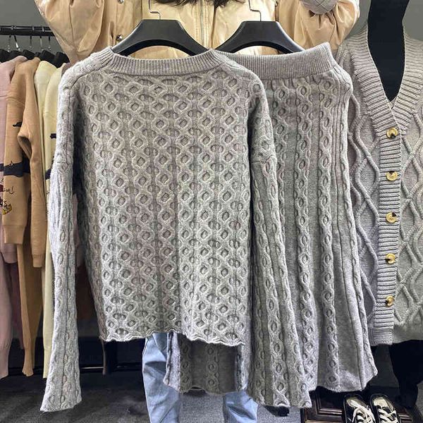 spring year 2021 sweater jumper neck-neck long sleeve jumpers elastic waistband pants a154, White
spring year 2021 sweater jumper neck-neck long sleeve jumpers elastic waistband pants a154, White
