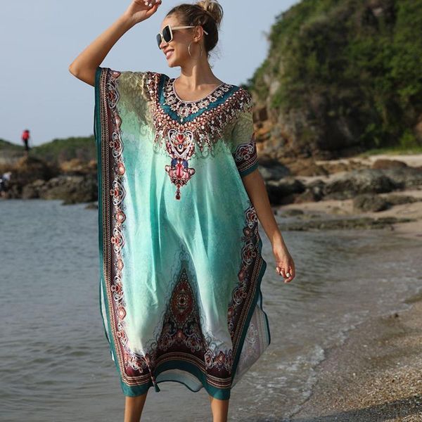 quick-drying bohemian women dress bikini cover-ups robe de plage print v-neck summer beachwear swimsuit cover up women's swimwear, White;black
quick-drying bohemian women dress bikini cover-ups robe de plage print v-neck summer beachwear swimsuit cover up women's swimwear, White;black