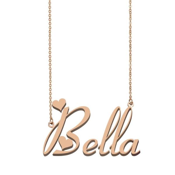 pendant necklaces bella name necklace, custom necklace for women girls friends birthday wedding christmas mother days gift, Silver
pendant necklaces bella name necklace, custom necklace for women girls friends birthday wedding christmas mother days gift, Silver