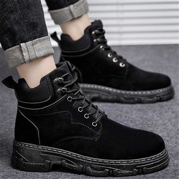 boots autumn winter men boot waterproof shoes steel toe cap military working anti-smashing men's work sizes 39-44, Black
boots autumn winter men boot waterproof shoes steel toe cap military working anti-smashing men's work sizes 39-44, Black