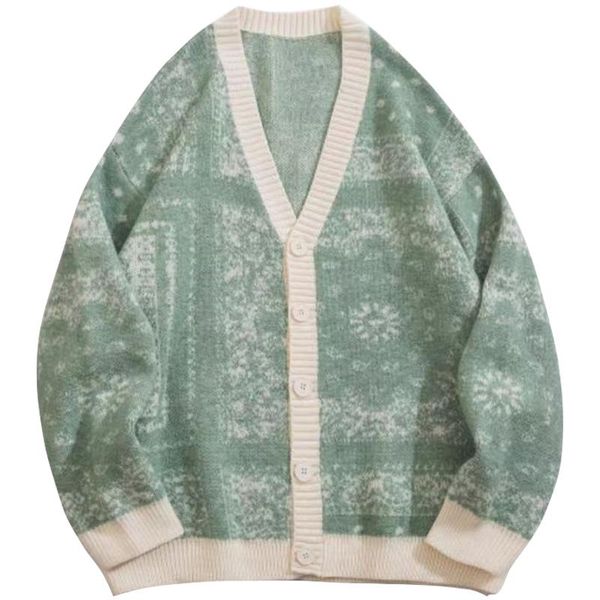 men's sweaters japanese style cardigan men sweater 2021 winter classic cashew flowers coat fashion loose harajuku knitted outerwear, White;black
men's sweaters japanese style cardigan men sweater 2021 winter classic cashew flowers coat fashion loose harajuku knitted outerwear, White;black