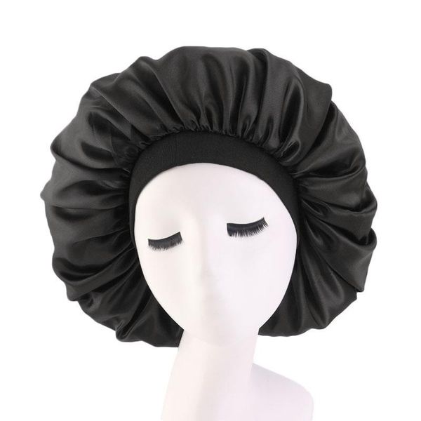 beanie/skull caps faux silk large satin hair bonnet solid color women's hat wide-brimmed night beanies cap, Blue;gray
beanie/skull caps faux silk large satin hair bonnet solid color women's hat wide-brimmed night beanies cap, Blue;gray