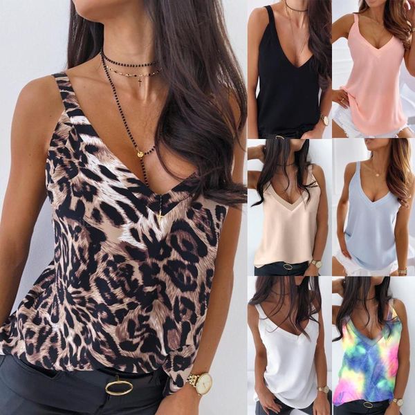 women's tanks & camis fashion print sleeveless v-neck loose camisole summer casual ladies pullover sling vest streetwear clothing, White
women's tanks & camis fashion print sleeveless v-neck loose camisole summer casual ladies pullover sling vest streetwear clothing, White