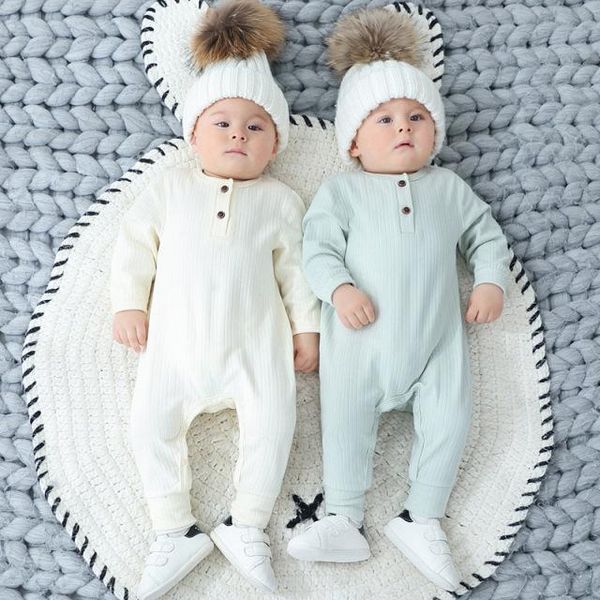 jumpsuits born baby girls boys cotton ribbed ropmers fall clothes 2 buttons bodysuit ropa infant girl boy stuff, Blue
jumpsuits born baby girls boys cotton ribbed ropmers fall clothes 2 buttons bodysuit ropa infant girl boy stuff, Blue