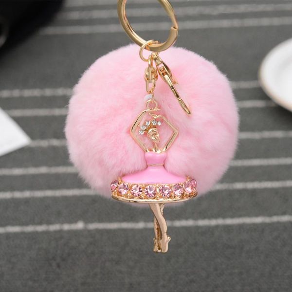 keychains fashion ballerina girl fluffy real fur ball keychain car key chain ring decoration for women purse bag jewelry eh766, Silver
keychains fashion ballerina girl fluffy real fur ball keychain car key chain ring decoration for women purse bag jewelry eh766, Silver