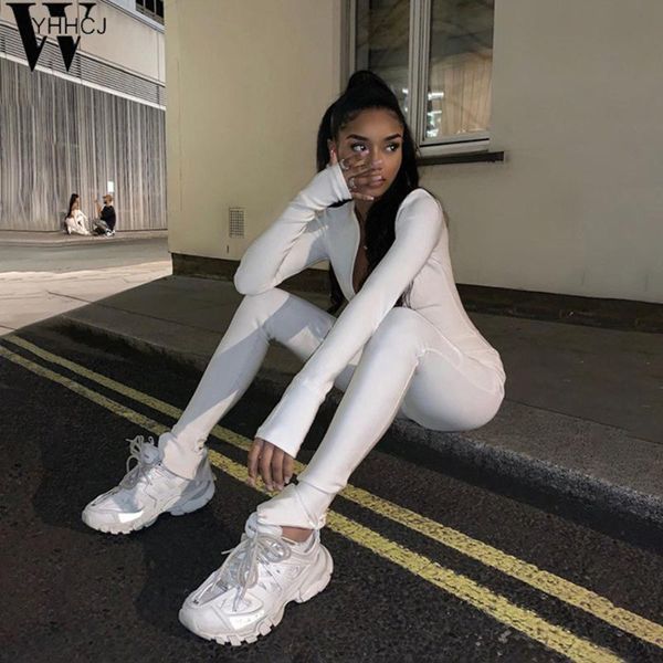 women's jumpsuits & rompers wyhhcj 2021 long sleeve zipper patchwork white bodycon jumpsuit spring women streetwear solid outifts stret, Black;white
women's jumpsuits & rompers wyhhcj 2021 long sleeve zipper patchwork white bodycon jumpsuit spring women streetwear solid outifts stret, Black;white
