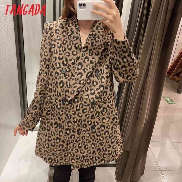 tangada women autumn winter leopard print woolen coat thick long sleeves pocket ladies elegant overcoat be343 201224, Black
tangada women autumn winter leopard print woolen coat thick long sleeves pocket ladies elegant overcoat be343 201224, Black