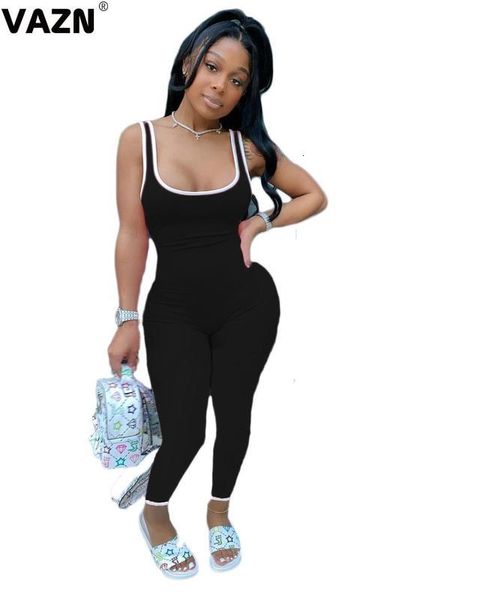 women's jumpsuits & rompers vazn energy regular tracksuits young solid fashion tank sleeve soft high waist elastic women mzfp, Black;white
women's jumpsuits & rompers vazn energy regular tracksuits young solid fashion tank sleeve soft high waist elastic women mzfp, Black;white