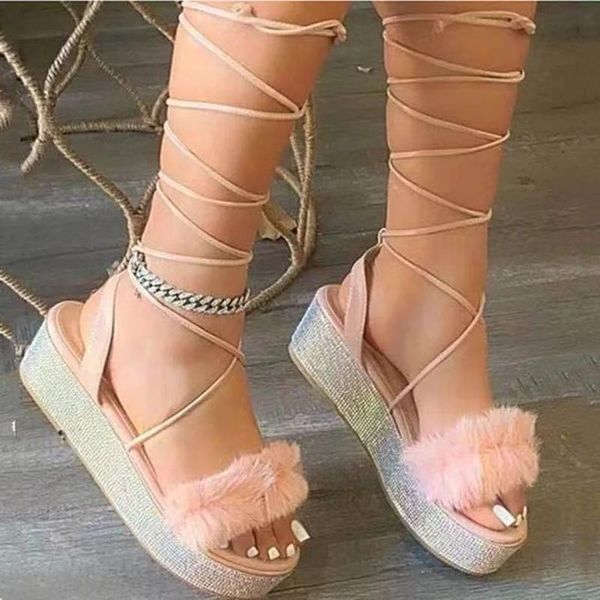 sandals type of women's shoes with thick soles and large size sandal diamond ankle strap, Black
sandals type of women's shoes with thick soles and large size sandal diamond ankle strap, Black