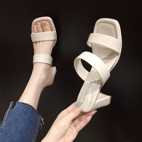 slippers med casual shoes woman 2021 pantofle heeled mules luxury high pu rome slides fabric rubber fashion hoof high-he, Black
slippers med casual shoes woman 2021 pantofle heeled mules luxury high pu rome slides fabric rubber fashion hoof high-he, Black