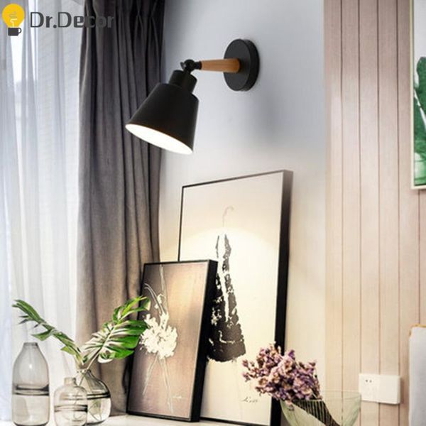 wall lamp modern black and iron nordic 7color macaron wood light living room corridor aisle decor sconce fixture
wall lamp modern black and iron nordic 7color macaron wood light living room corridor aisle decor sconce fixture