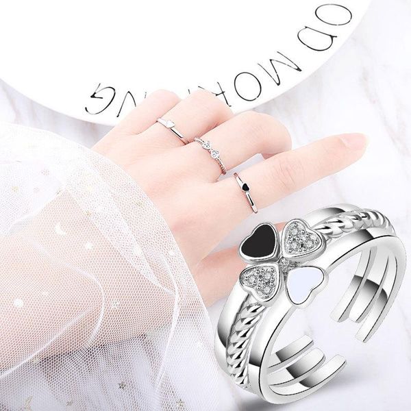 wedding rings creative sliver color four heart rhinestone fashion opening ring for women girls jewelry valentine gift r111301a, Slivery;golden
wedding rings creative sliver color four heart rhinestone fashion opening ring for women girls jewelry valentine gift r111301a, Slivery;golden