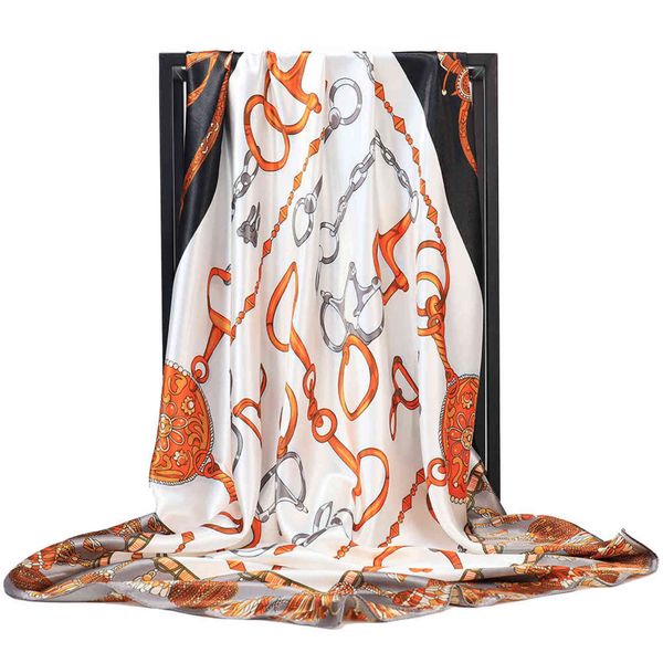 silk scarf women fashion luxury brand designer foulard femme satin shawl scarfs 90*90cm square hair head scarves y1108, Blue;gray
silk scarf women fashion luxury brand designer foulard femme satin shawl scarfs 90*90cm square hair head scarves y1108, Blue;gray