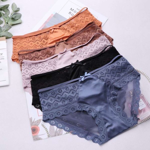 women's underpant lace bandage seamless panties bow underwear hollow out thong transparent lingerie mid-rise string, Black;white
women's underpant lace bandage seamless panties bow underwear hollow out thong transparent lingerie mid-rise string, Black;white