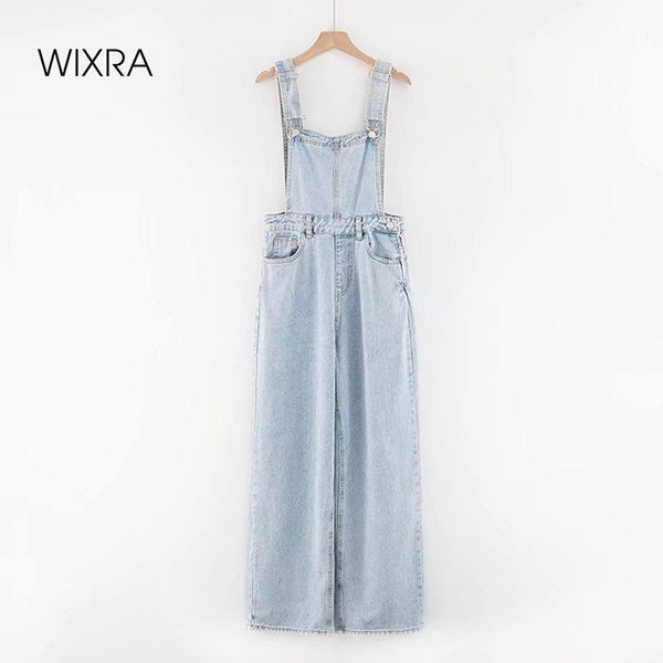 women's jumpsuits & rompers wixra demin sleeveless pockets lady body one piece pants loose long playsuit, Black;white
women's jumpsuits & rompers wixra demin sleeveless pockets lady body one piece pants loose long playsuit, Black;white
