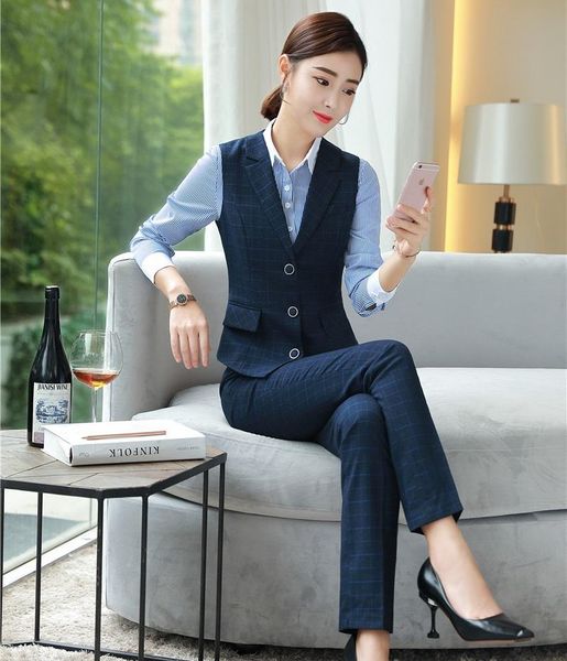 women's suits & blazers two piece set women business with pant and vest sets ladies waistcoat office uniform style, White;black
women's suits & blazers two piece set women business with pant and vest sets ladies waistcoat office uniform style, White;black