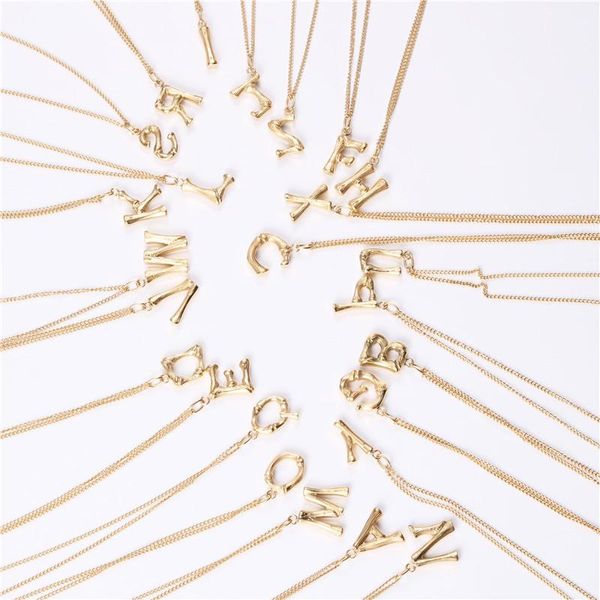 pendant necklaces woman fashion pendants titanium steel gold-plated vintage 26 letter necklace women sweater chain friends gift wholesale, Silver
pendant necklaces woman fashion pendants titanium steel gold-plated vintage 26 letter necklace women sweater chain friends gift wholesale, Silver