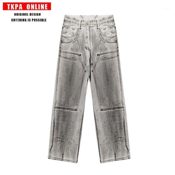 original hip hop fashion korean style daddy wide-leg straight pants high street fashionable loose jeans for men men's, Blue
original hip hop fashion korean style daddy wide-leg straight pants high street fashionable loose jeans for men men's, Blue