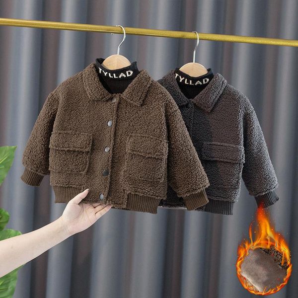 jackets boys coats outwear 2021 khaki thicken warm plus velvet winter autumn fleece cotton cardigan kids children's clothing, Blue;gray
jackets boys coats outwear 2021 khaki thicken warm plus velvet winter autumn fleece cotton cardigan kids children's clothing, Blue;gray