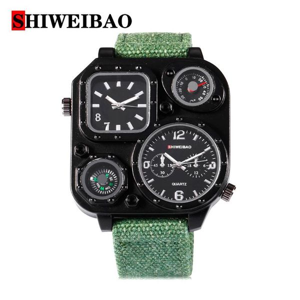 wristwatches shiweibao brand compass thermometer quartz watch dual movement multi-function gift personality, Slivery;brown
wristwatches shiweibao brand compass thermometer quartz watch dual movement multi-function gift personality, Slivery;brown
