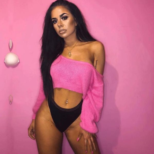 women's sweaters bkld womens 2021 pullovers long sleeve off the shoulder short sweater autumn solid knitted cropped women, White;black
women's sweaters bkld womens 2021 pullovers long sleeve off the shoulder short sweater autumn solid knitted cropped women, White;black
