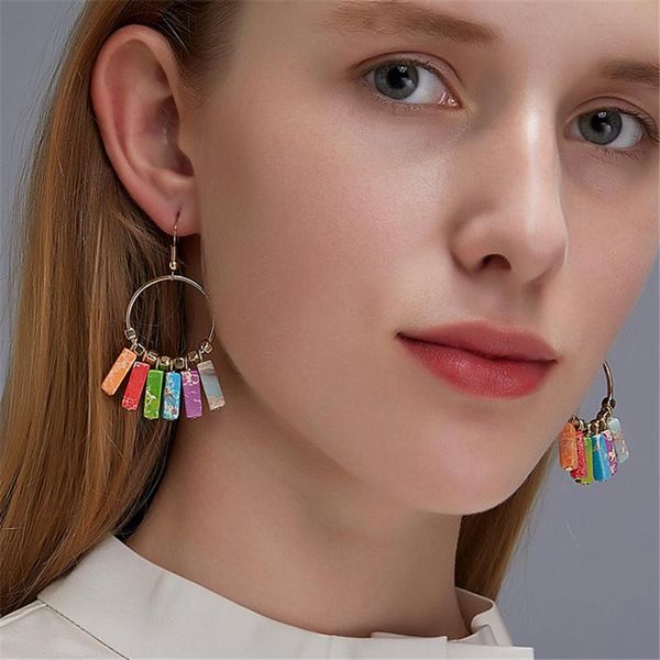 dangle & chandelier modyle natural stone resin earrings for women vintage geometric colorful drop earring fashion jewelry 2021, Silver
dangle & chandelier modyle natural stone resin earrings for women vintage geometric colorful drop earring fashion jewelry 2021, Silver