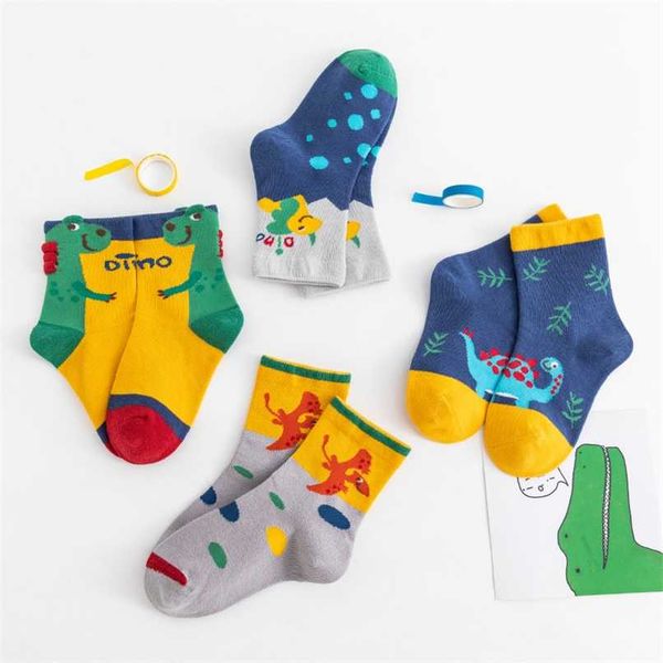 boys and girls ankle socks cute cartoon dinosaur pattern crew socks for 3-12 years kids athletic soft comfy cotton socks 4 pairs 211028, Pink;yellow
boys and girls ankle socks cute cartoon dinosaur pattern crew socks for 3-12 years kids athletic soft comfy cotton socks 4 pairs 211028, Pink;yellow