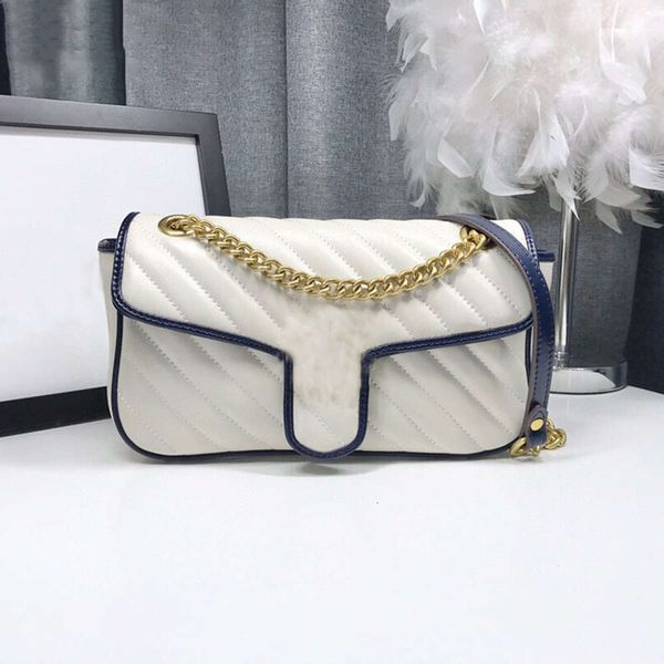 Designer luxury messenger bag fashion one shoulder lady chain leather multicolor
Designer luxury messenger bag fashion one shoulder lady chain leather multicolor