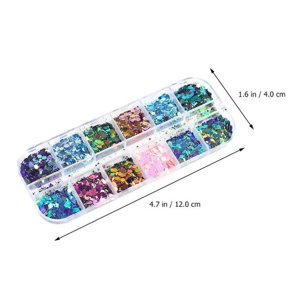 nail glitter 1 box sequin art shimmer powder pigment manicure decorations, Silver;gold
nail glitter 1 box sequin art shimmer powder pigment manicure decorations, Silver;gold