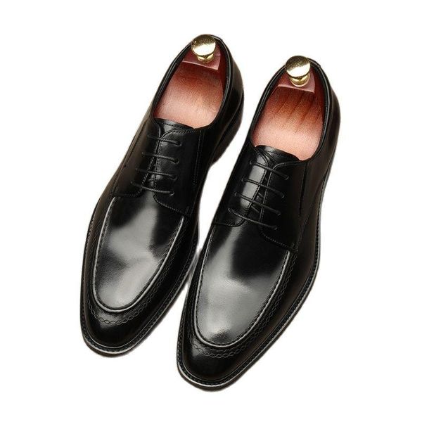 men's formal leather shoes, wedding oxford carved round toe, goodyear shoes dress, Black
men's formal leather shoes, wedding oxford carved round toe, goodyear shoes dress, Black
